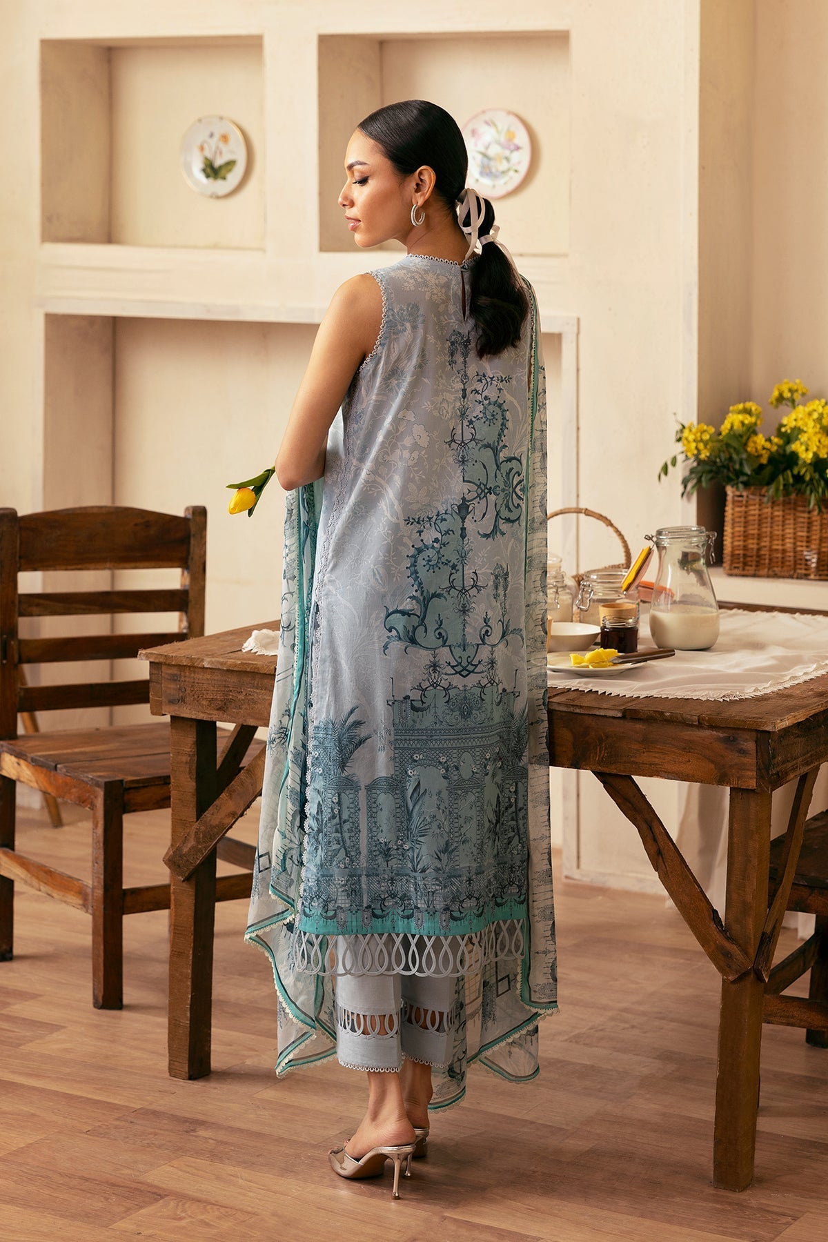 Sahar | Selene 25 | Silver Mist -  Sahar Ladies Clothes - Original Designer Dress - House of Maryam