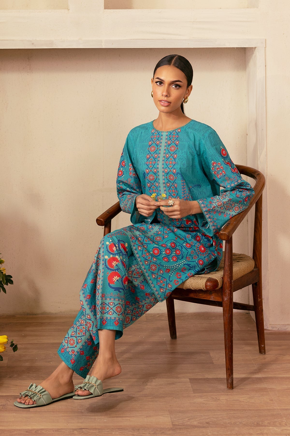 Sahar | Selene 25 | Mystic Suzani -  Sahar Ladies Clothes - Original Designer Dress - House of Maryam