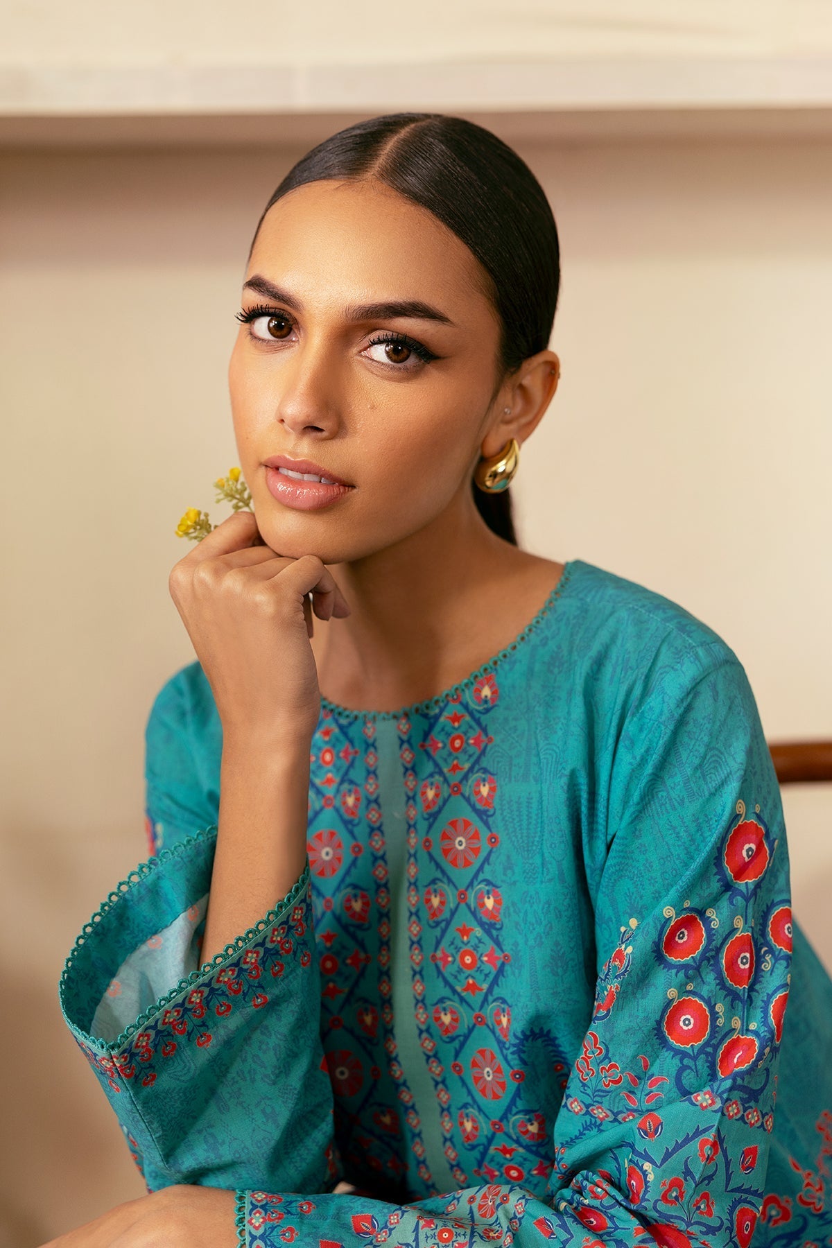 Sahar | Selene 25 | Mystic Suzani -  Sahar Ladies Clothes - Original Designer Dress - House of Maryam