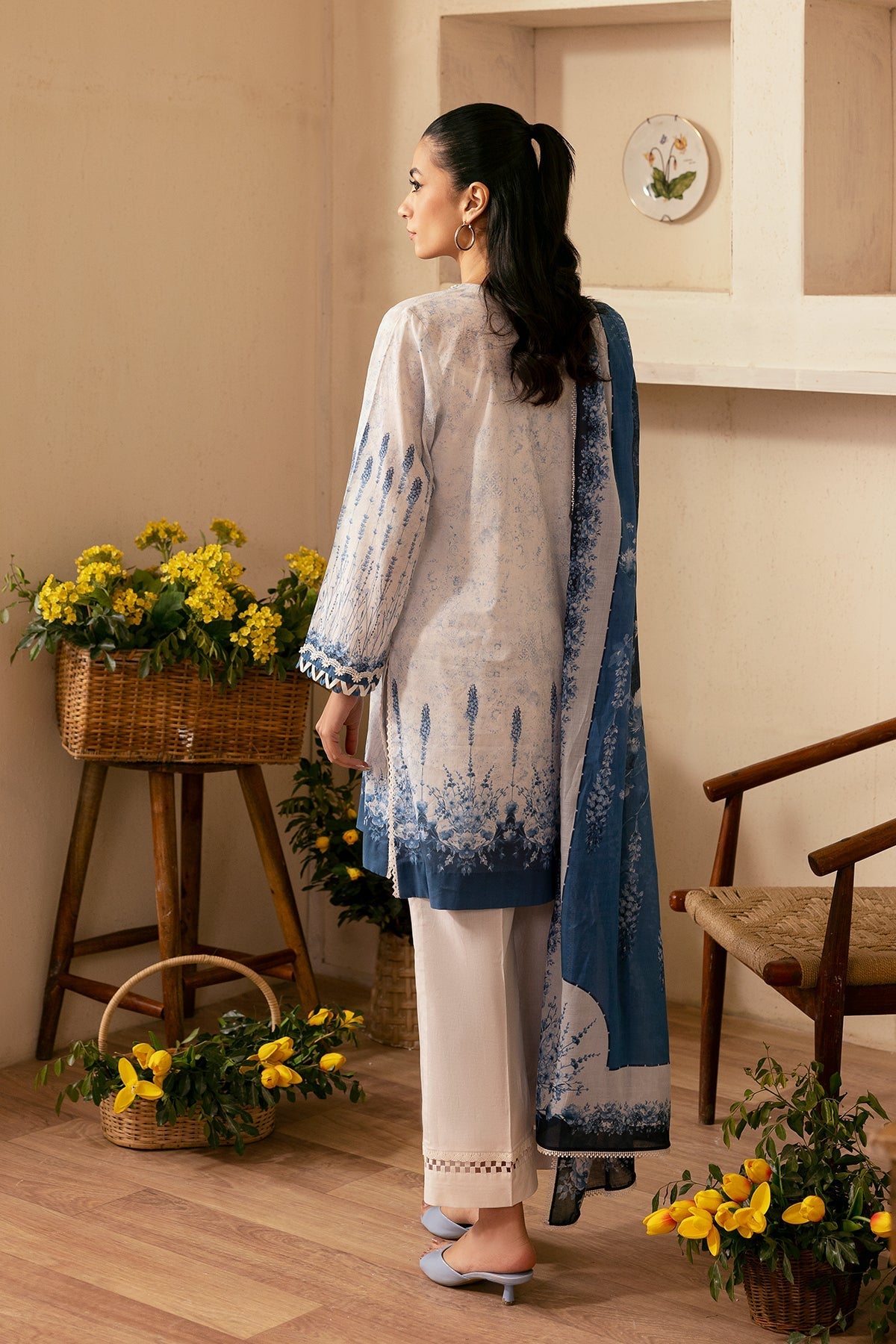 Sahar | Selene 25 | Sapphire Petal -  Sahar Ladies Clothes - Original Designer Dress - House of Maryam