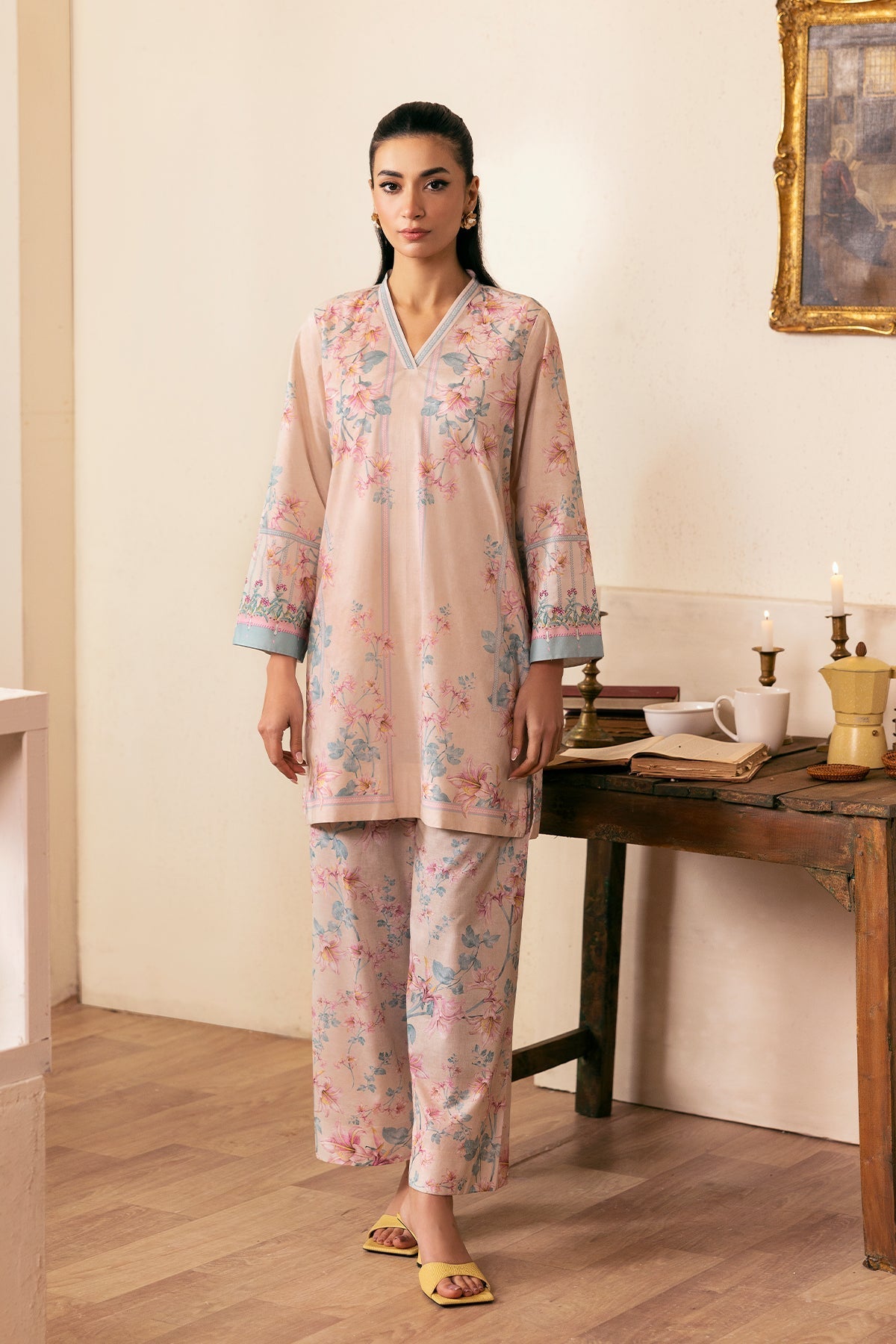 Sahar | Selene 25 | Ivory Blossom -  Sahar Ladies Clothes -  House of Maryam