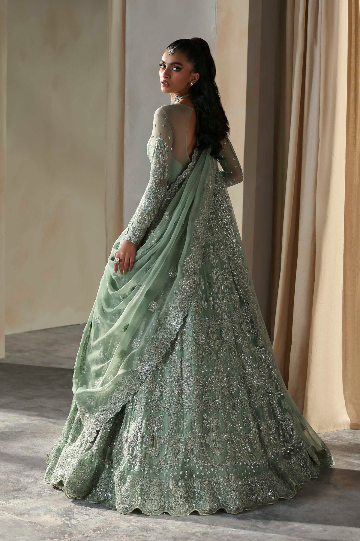 Akbar Aslam Hayal chiffon formal maxi, photo 4