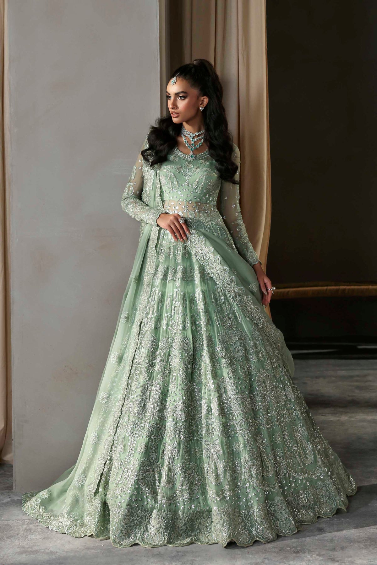Akbar Aslam Hayal chiffon formal maxi, photo 5