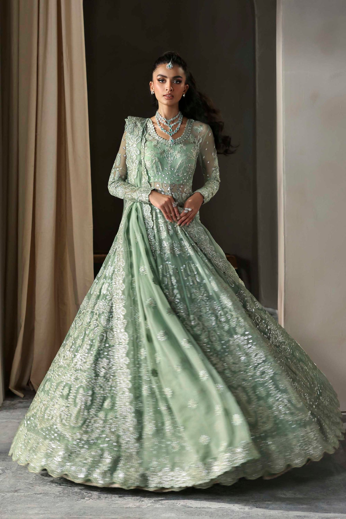 Akbar Aslam Hayal chiffon formal maxi, photo 6