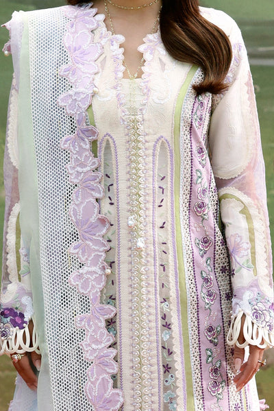 Afrozeh Miren lilac embroidered lawn suit, photo 4