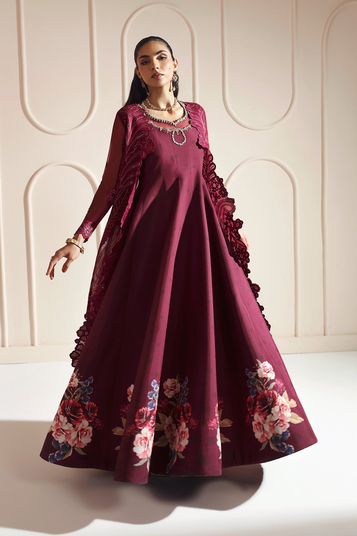 Alizeh | Aymal Luxury Bamber Chiffon | JUGNU, image 3