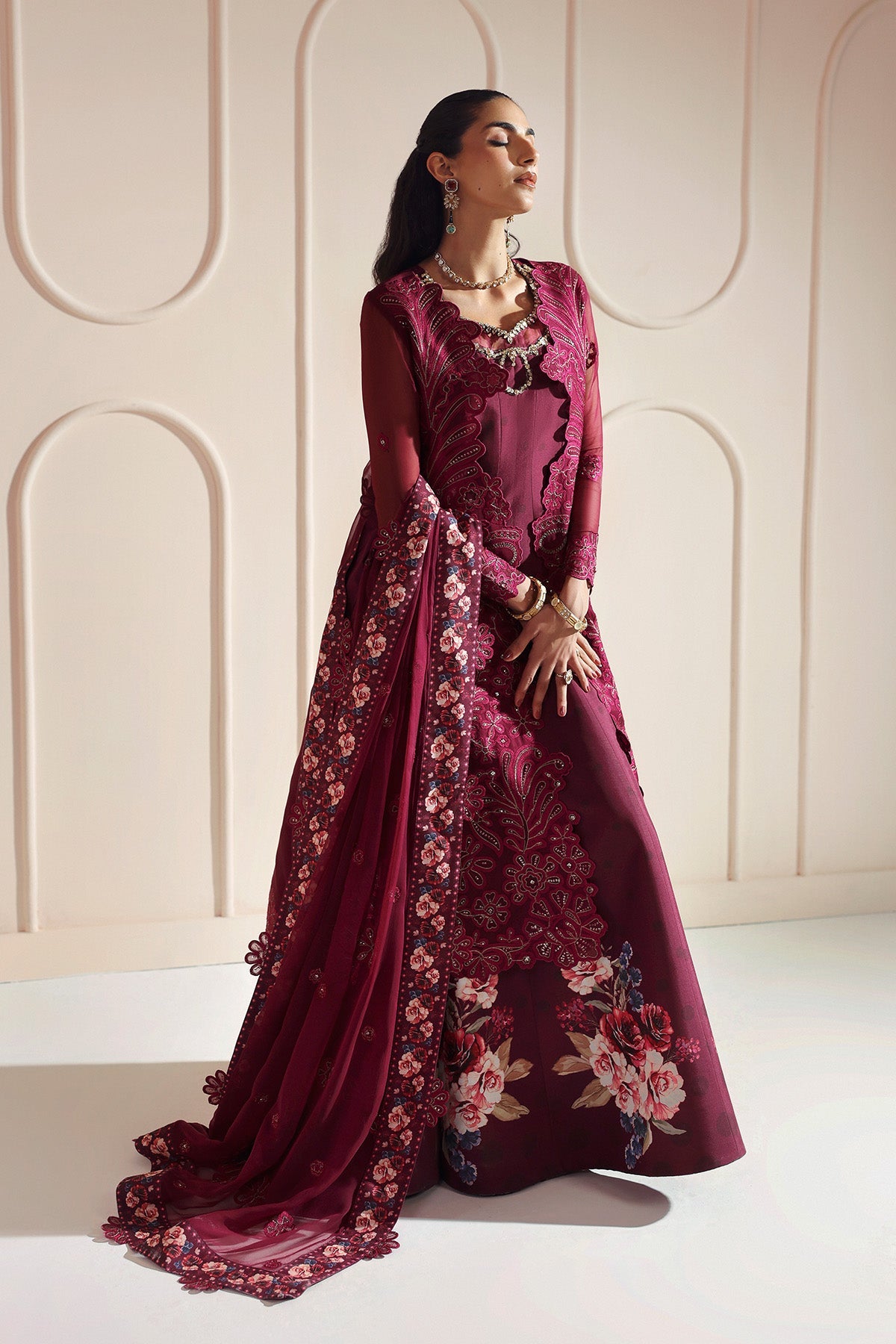 Alizeh | Aymal Luxury Bamber Chiffon | JUGNU, image 4