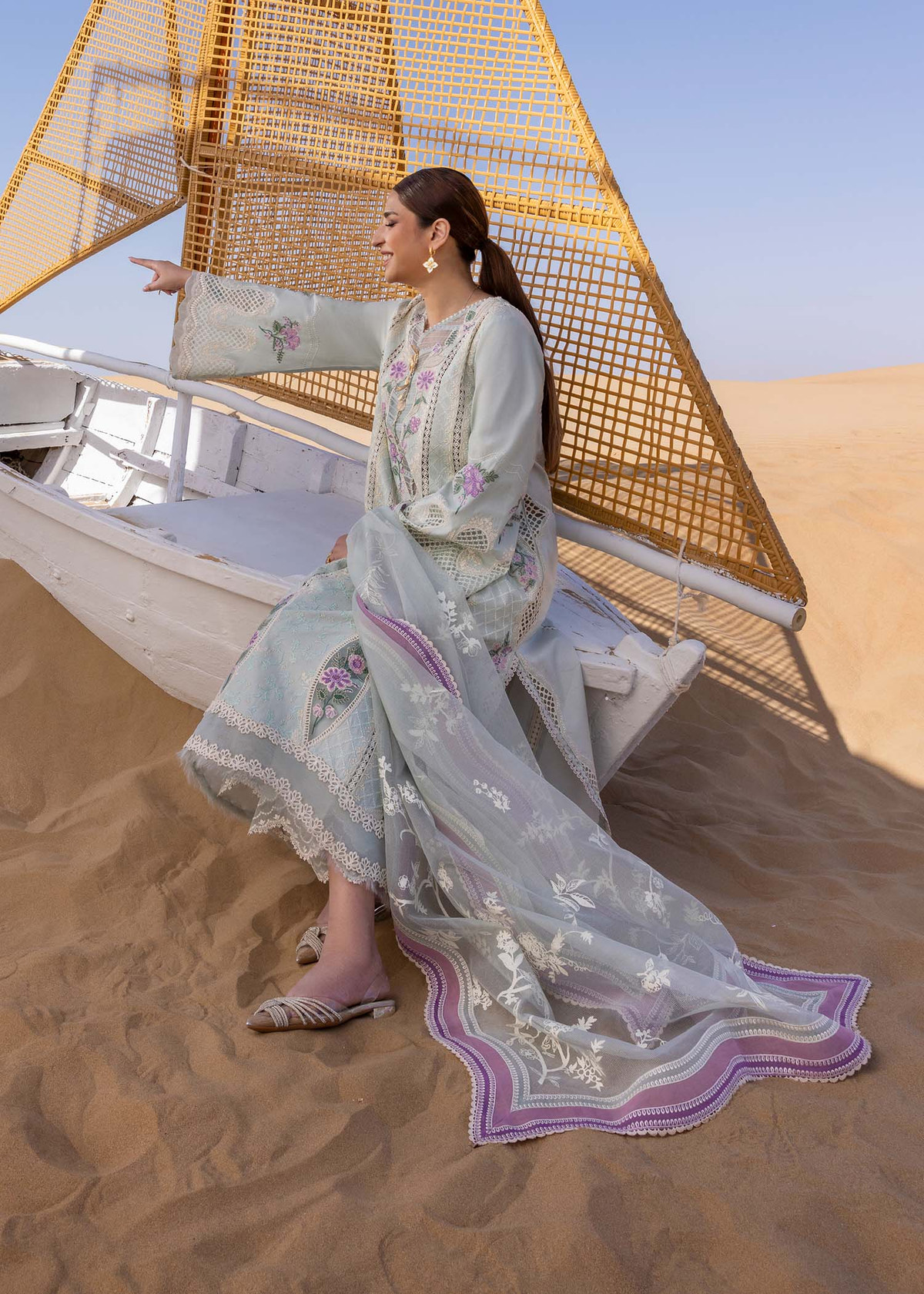 Crimson | Floe by Crimson | A Handmade Tale - D2 A -  Crimson Ladies Clothes - Original Designer Dress - House of Maryam