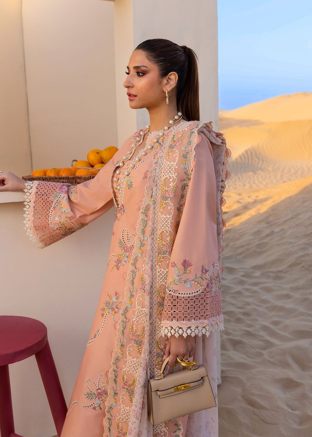 Crimson | Floe by Crimson | Twirls And Ties - D8 A -  Crimson Ladies Clothes - Original Designer Dress - House of Maryam
