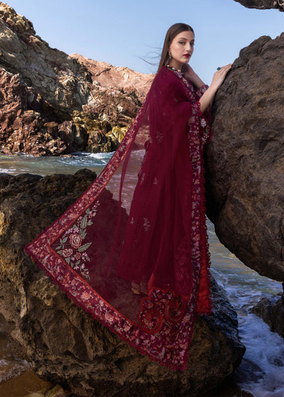 Crimson | Floe by Crimson | Parsi Threads - D5 B -  Crimson Ladies Clothes - Original Designer Dress - House of Maryam