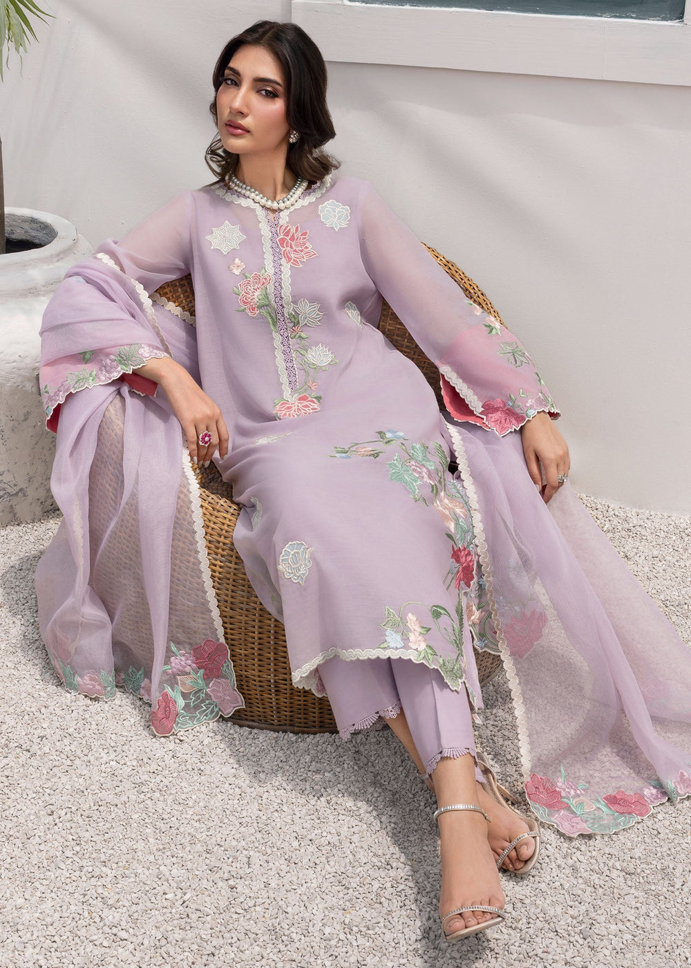 Saira Shakira | Rosea Casual Pret 25 | Irisé -  Saira Shakira Ladies Clothes - Original Designer Dress - House of Maryam