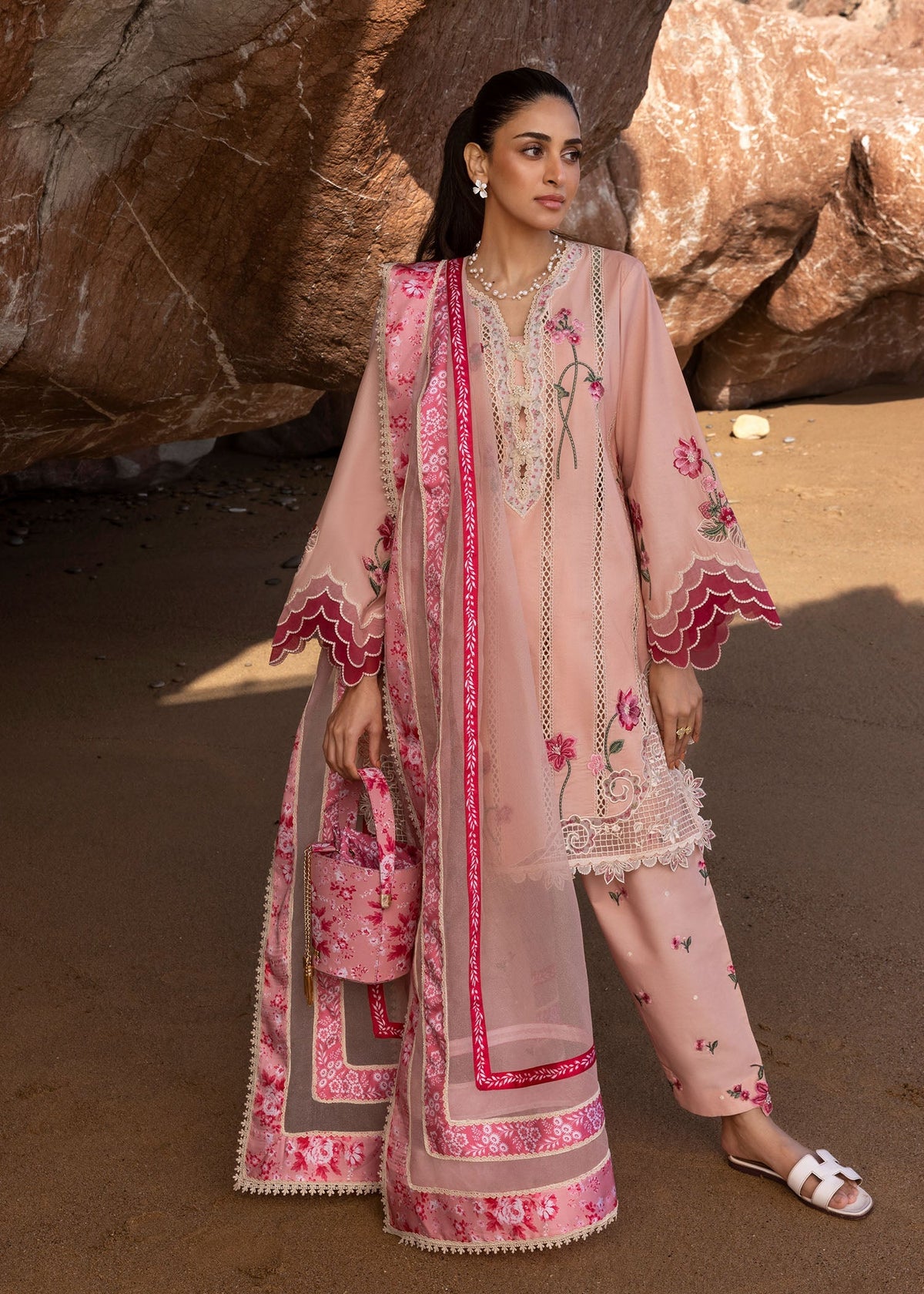 Crimson | Floe by Crimson | Floral Crush - D6 B -  Crimson Ladies Clothes - Original Designer Dress - House of Maryam