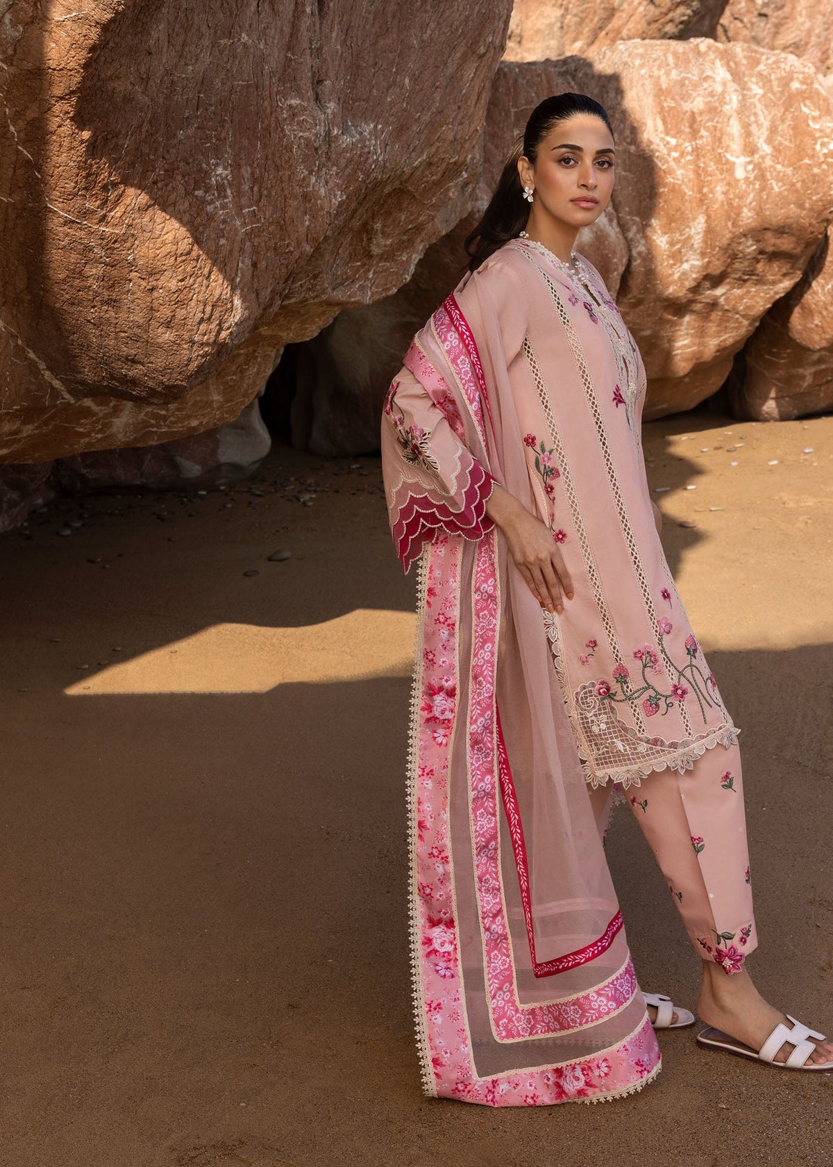 Crimson | Floe by Crimson | Floral Crush - D6 B -  Crimson Ladies Clothes - Original Designer Dress - House of Maryam