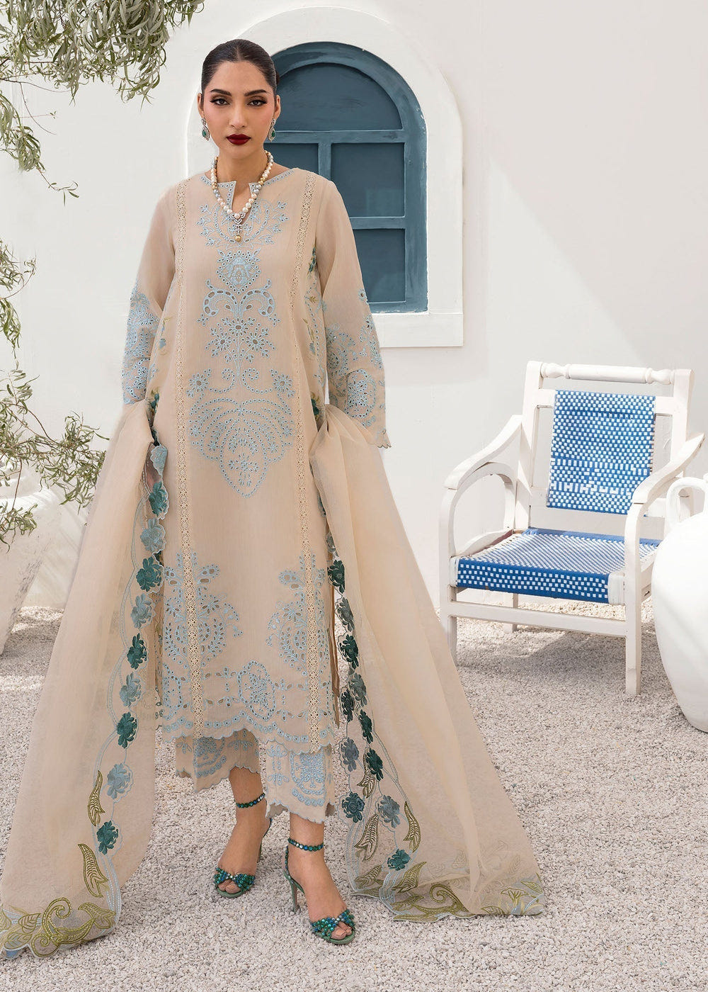 Saira Shakira | Rosea Casual Pret 25 | Serra -  Saira Shakira Ladies Clothes - Original Designer Dress - House of Maryam