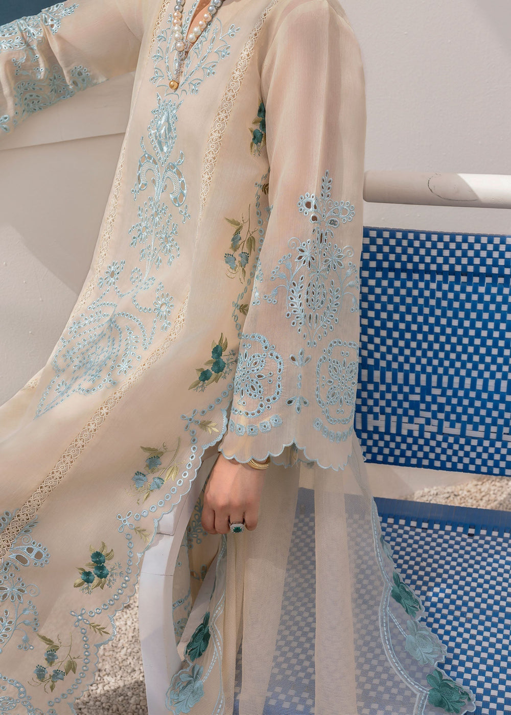 Saira Shakira | Rosea Casual Pret 25 | Serra -  Saira Shakira Ladies Clothes - Original Designer Dress - House of Maryam