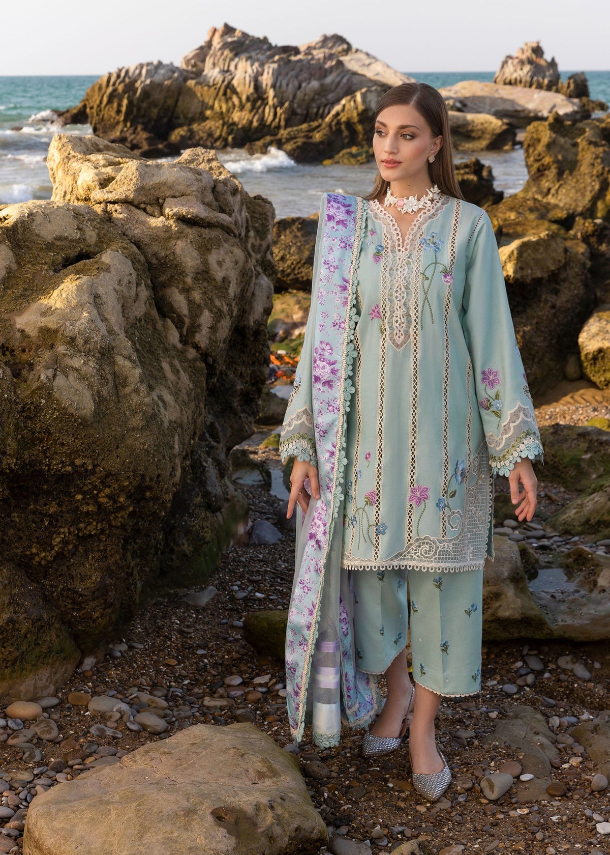Crimson | Floe by Crimson | Floral Crush - D6 A -  Crimson Ladies Clothes - Original Designer Dress - House of Maryam