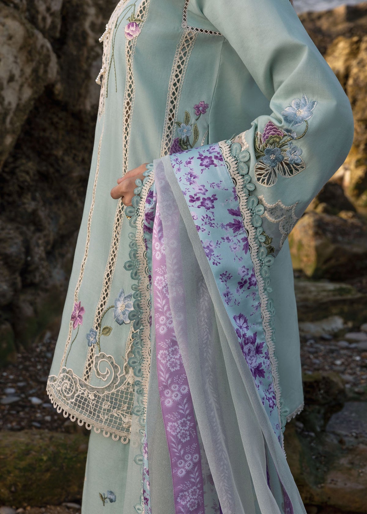 Crimson | Floe by Crimson | Floral Crush - D6 A -  Crimson Ladies Clothes - Original Designer Dress - House of Maryam