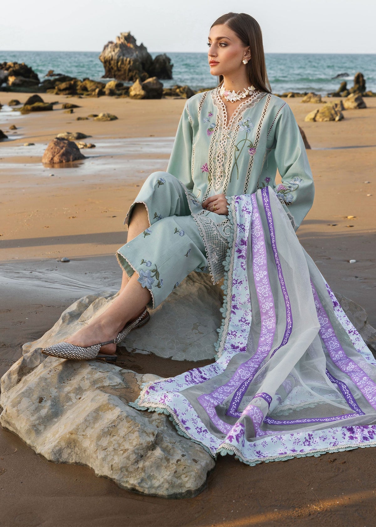 Crimson | Floe by Crimson | Floral Crush - D6 A -  Crimson Ladies Clothes - Original Designer Dress - House of Maryam