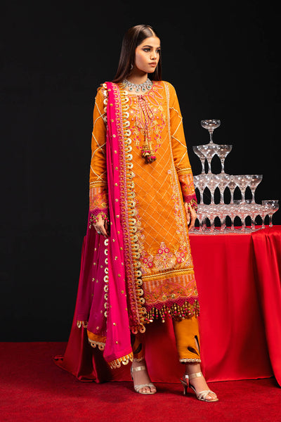 Bonanza Satrangi | Aira 3 Pc (2W24CD3P03) -  Bonanza Satrangi Unstitched - Original Designer Dress - House of Maryam
