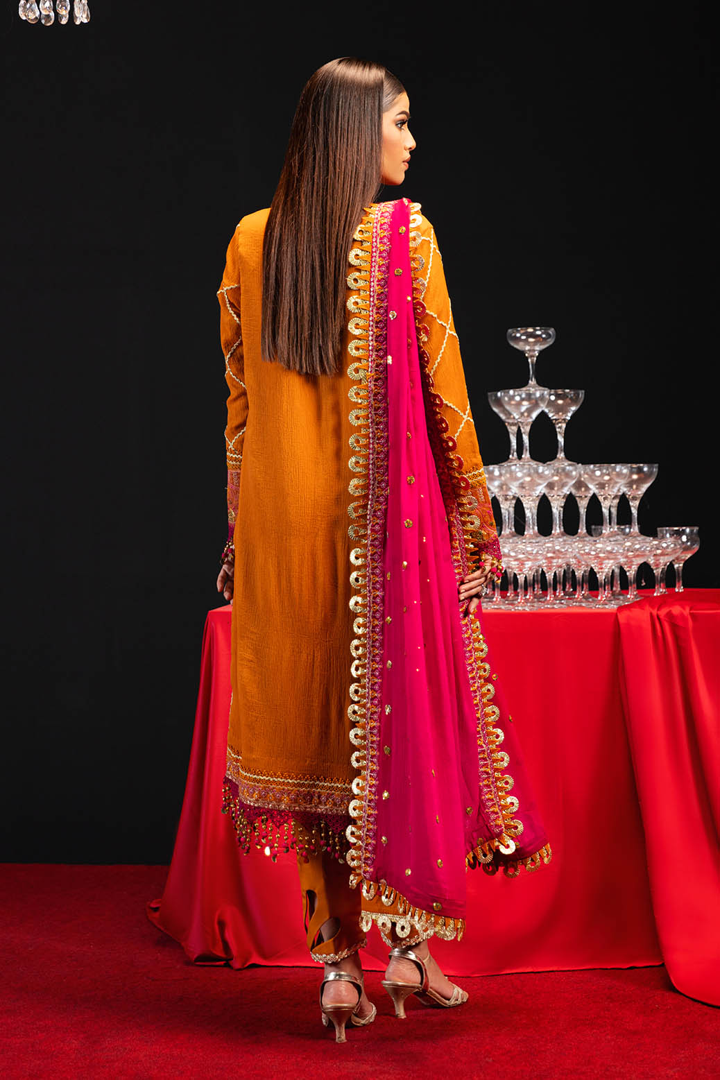 Bonanza Satrangi | Aira 3 Pc (2W24CD3P03) -  Bonanza Satrangi Unstitched - Original Designer Dress - House of Maryam