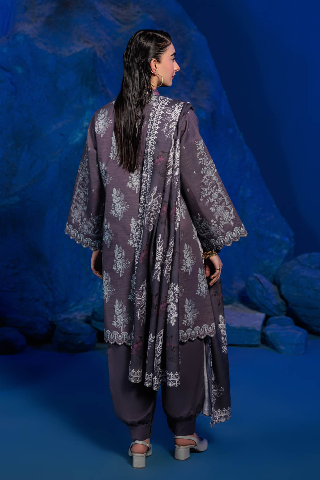 Bonanza Satrangi | Mystic Bloom 3 Pc (2W24P3P199) -  Bonanza Satrangi Unstitched - Original Designer Dress - House of Maryam