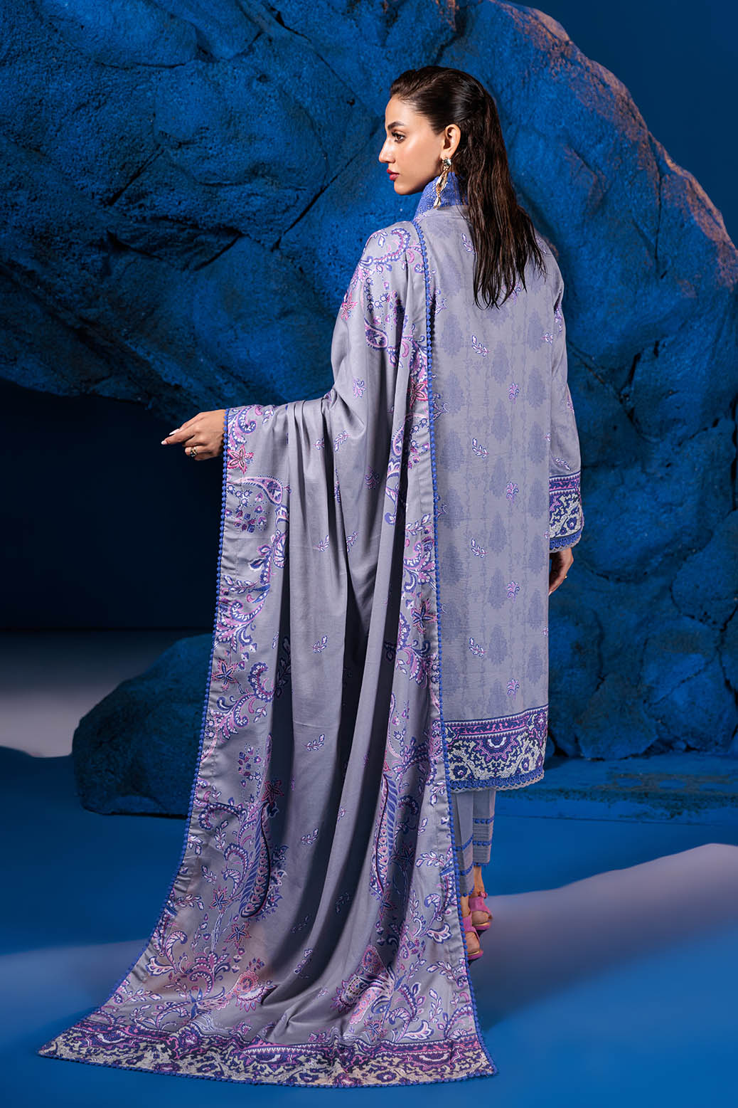 Bonanza Satrangi | Granity 3 Pc (2W24P3P220) -  Bonanza Satrangi Unstitched - Original Designer Dress - House of Maryam