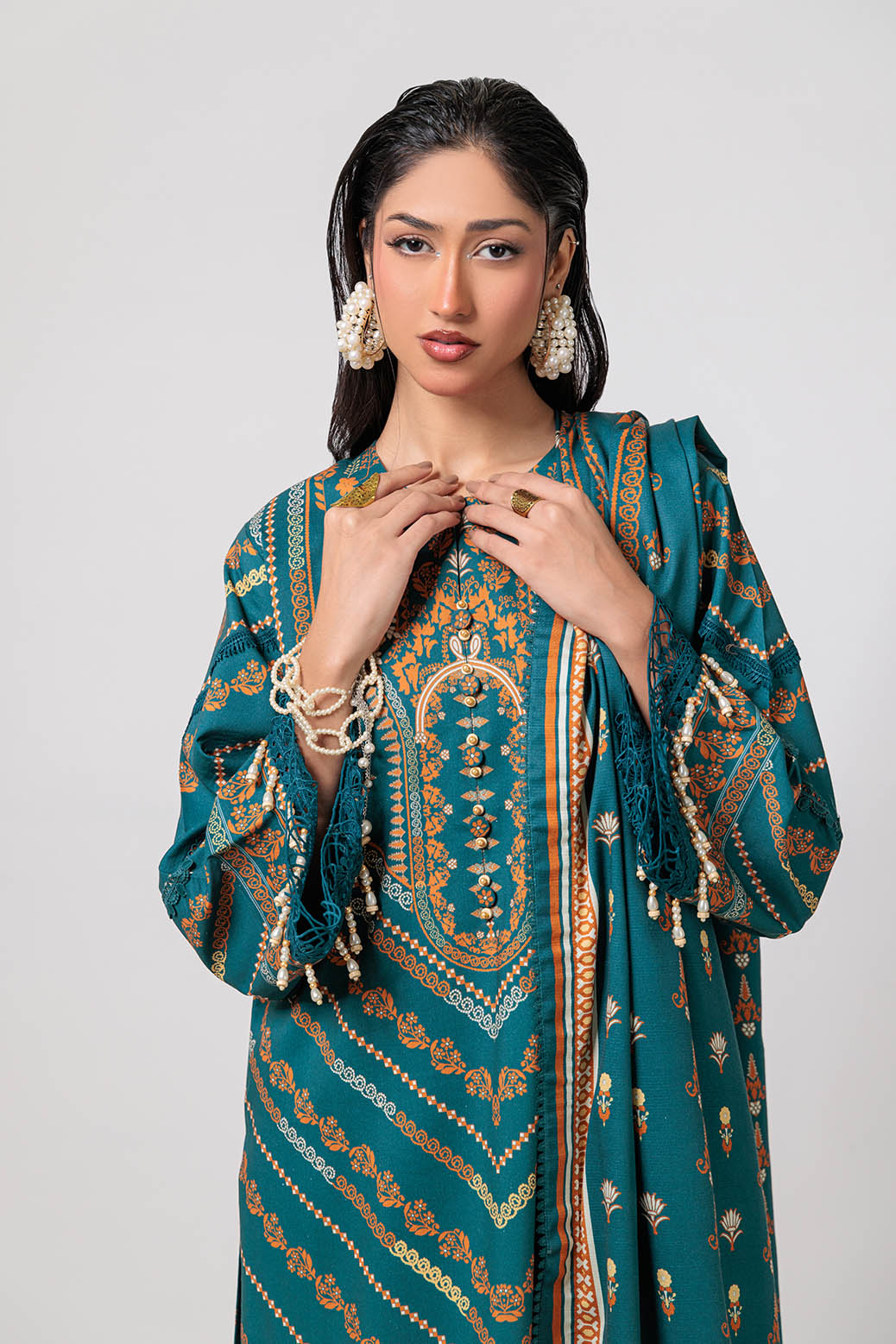 Bonanza Satrangi | Enchant 3 Pc (2W24P3P225) -  Bonanza Satrangi Unstitched - Original Designer Dress - House of Maryam