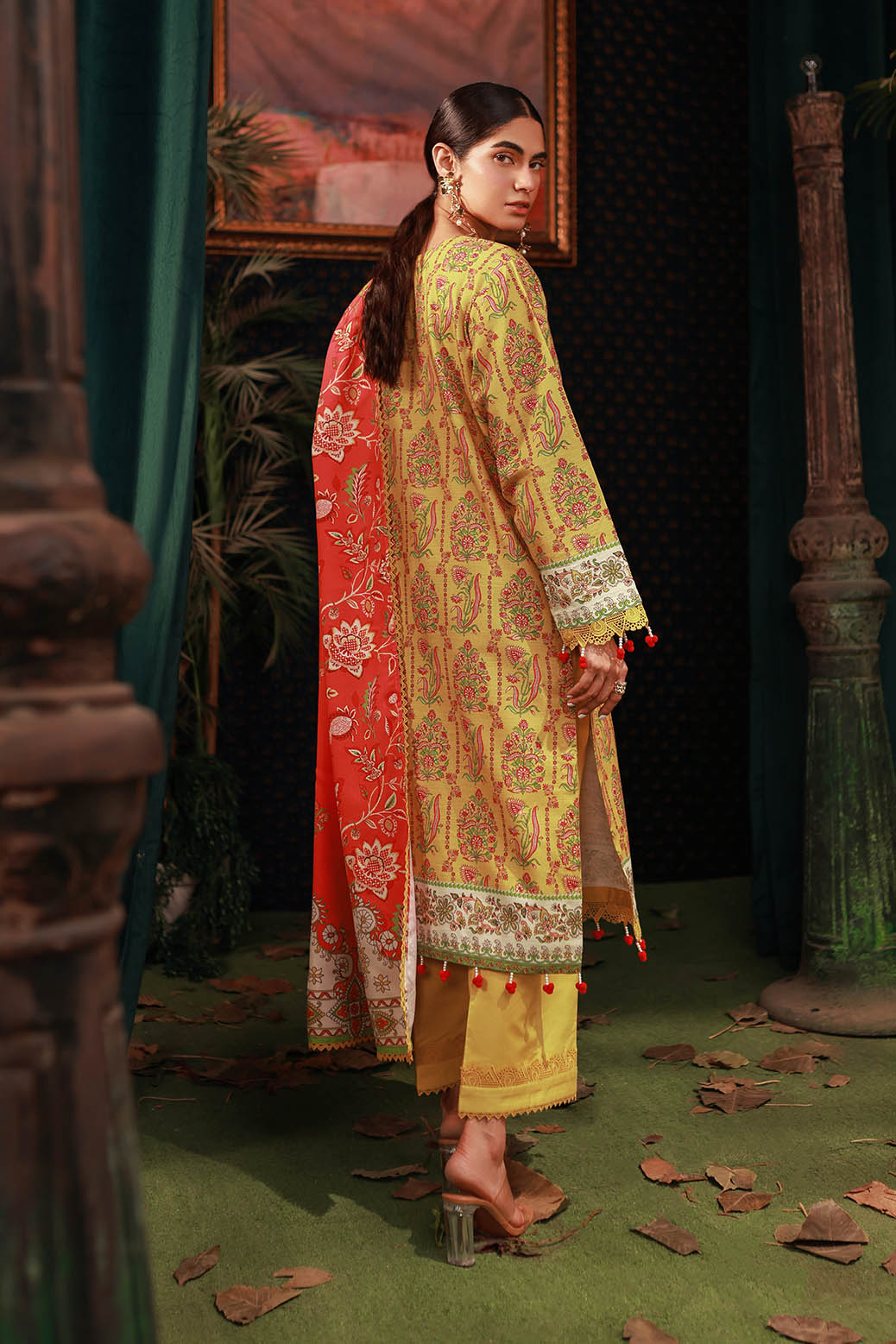 Bonanza Satrangi | Sapid Blossom 3 Pc (2W24P3P331) -  Bonanza Satrangi Unstitched - Original Designer Dress - House of Maryam
