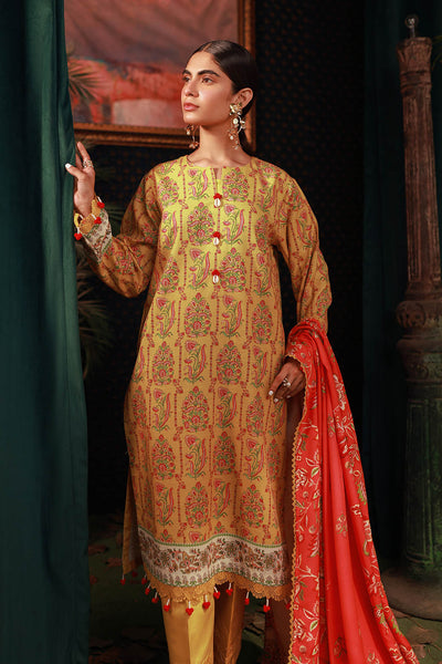 Bonanza Satrangi | Sapid Blossom 3 Pc (2W24P3P331) -  Bonanza Satrangi Unstitched - Original Designer Dress - House of Maryam
