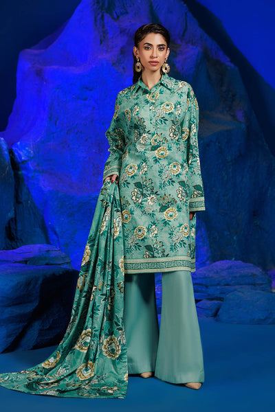 Bonanza Satrangi | Floral Factory 3 Pc (2W24P3P362) -  Bonanza Satrangi Unstitched - Original Designer Dress - House of Maryam