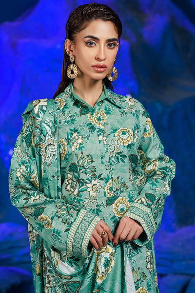 Bonanza Satrangi | Floral Factory 3 Pc (2W24P3P362) -  Bonanza Satrangi Unstitched - Original Designer Dress - House of Maryam