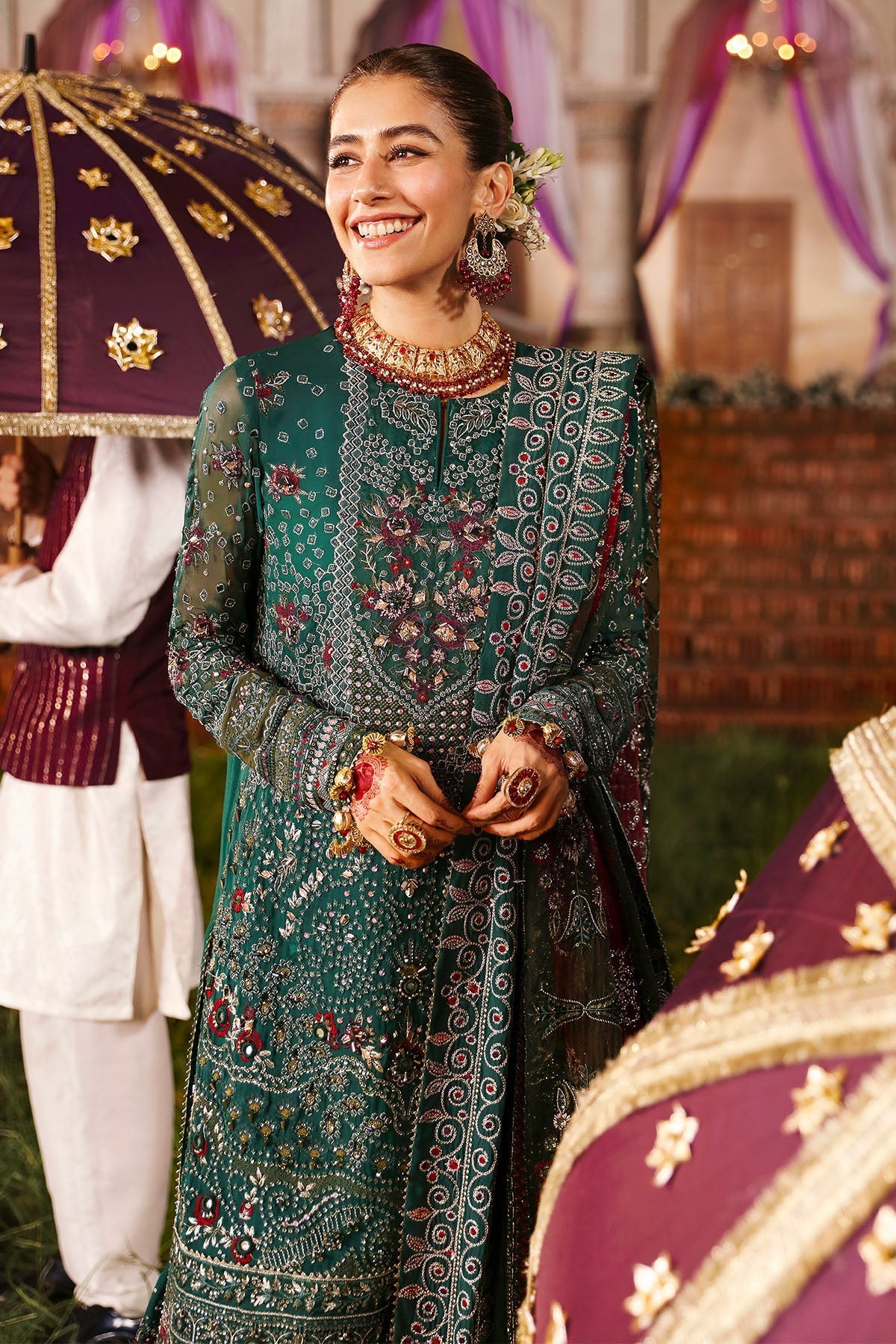 Nureh | Jhoomro Wedding Formals | NL-68 SHADMANI -  Nureh Bridal - Original Designer Dress - House of Maryam