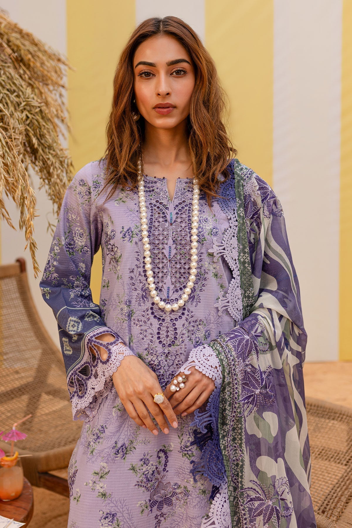Nureh | Gardenia Lawn 25 | NSG-184 -  Nureh Ladies Clothes - Original Designer Dress - House of Maryam