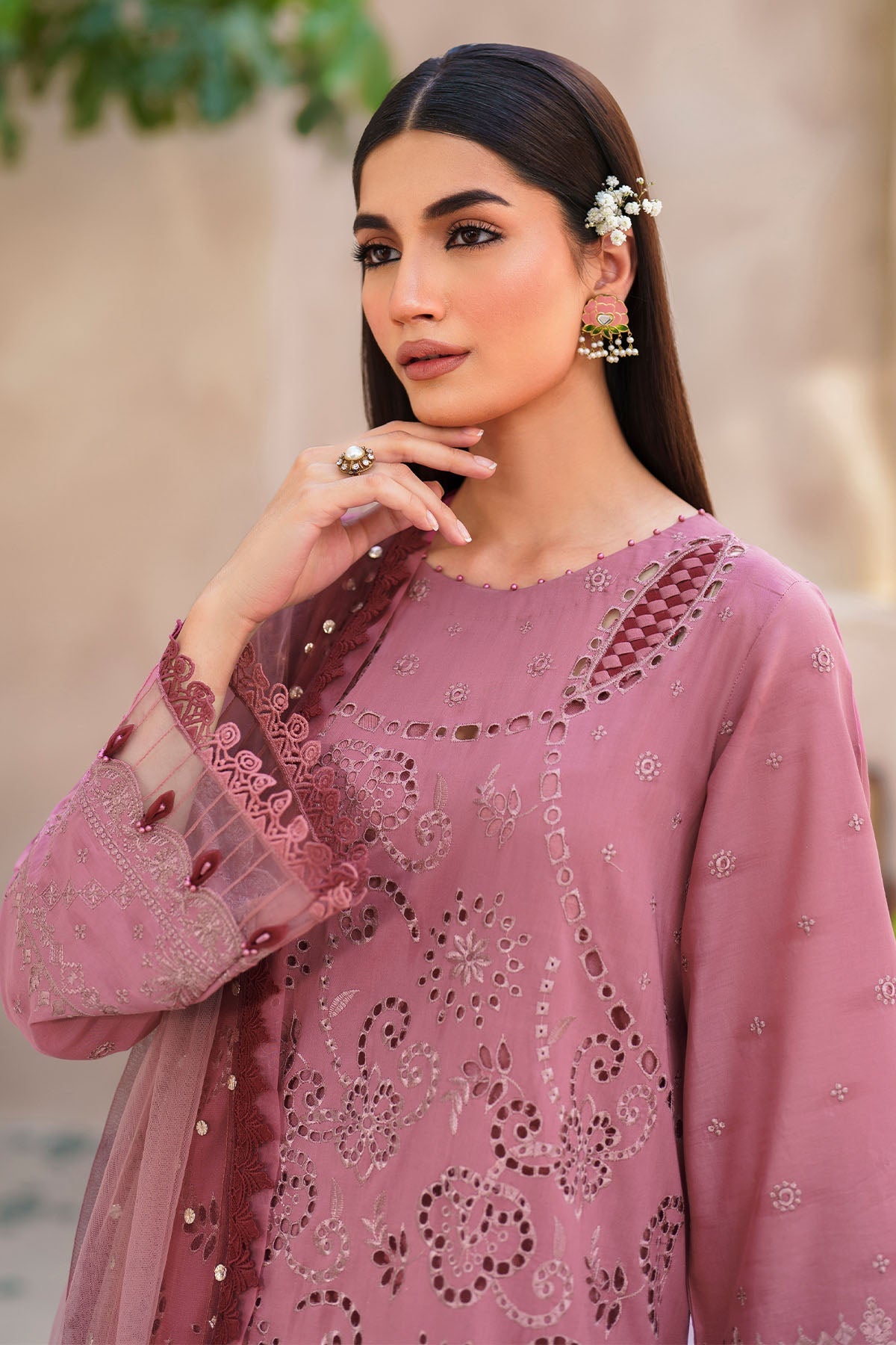 Nureh | Bazaar Lawn | NS - 136 -  Nureh Luxury - Original Designer Dress - House of Maryam