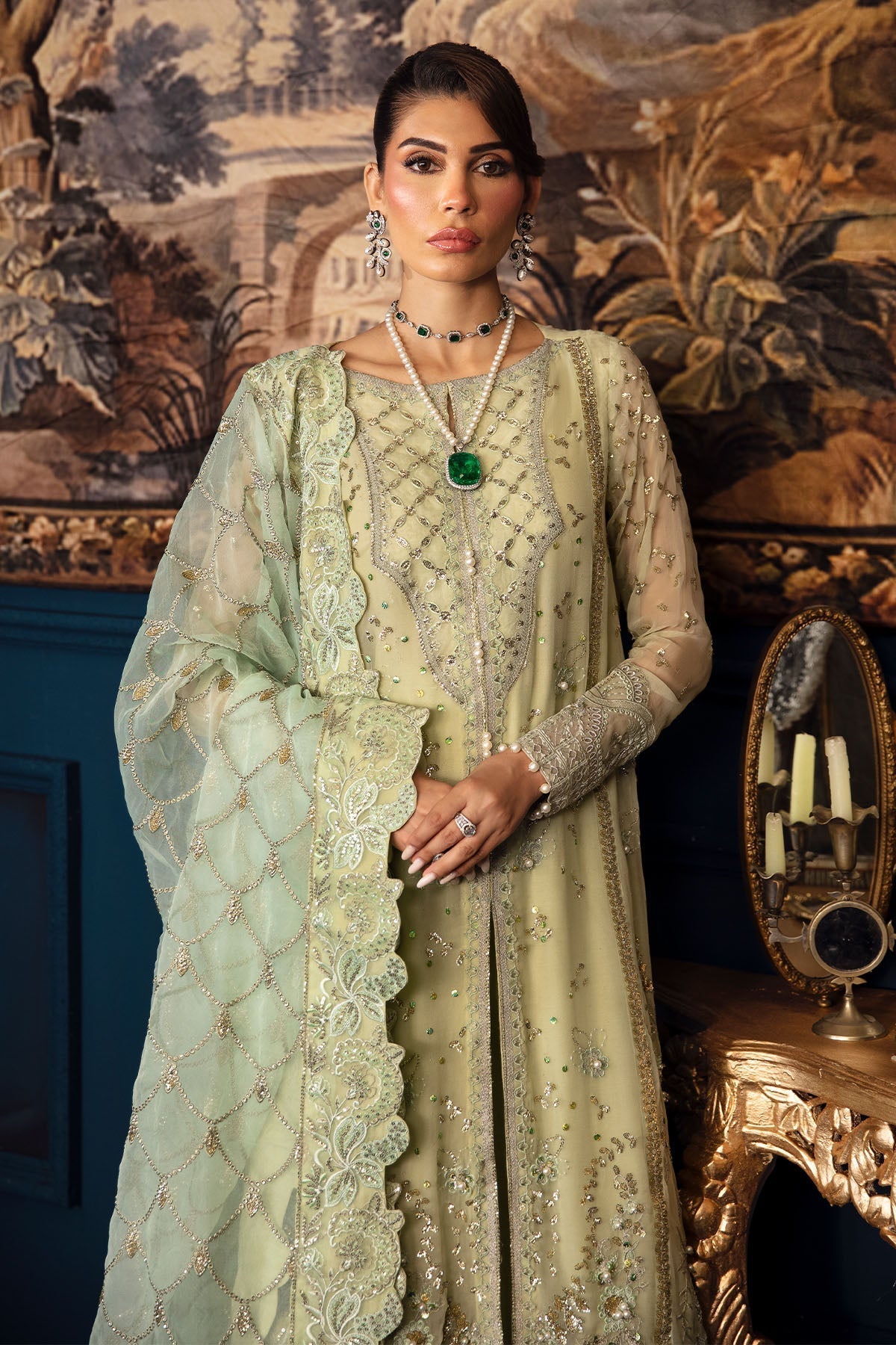 Nureh | Elanora Formal 24 | NEL-50-Meadow -  Nureh Formal - Original Designer Dress - House of Maryam