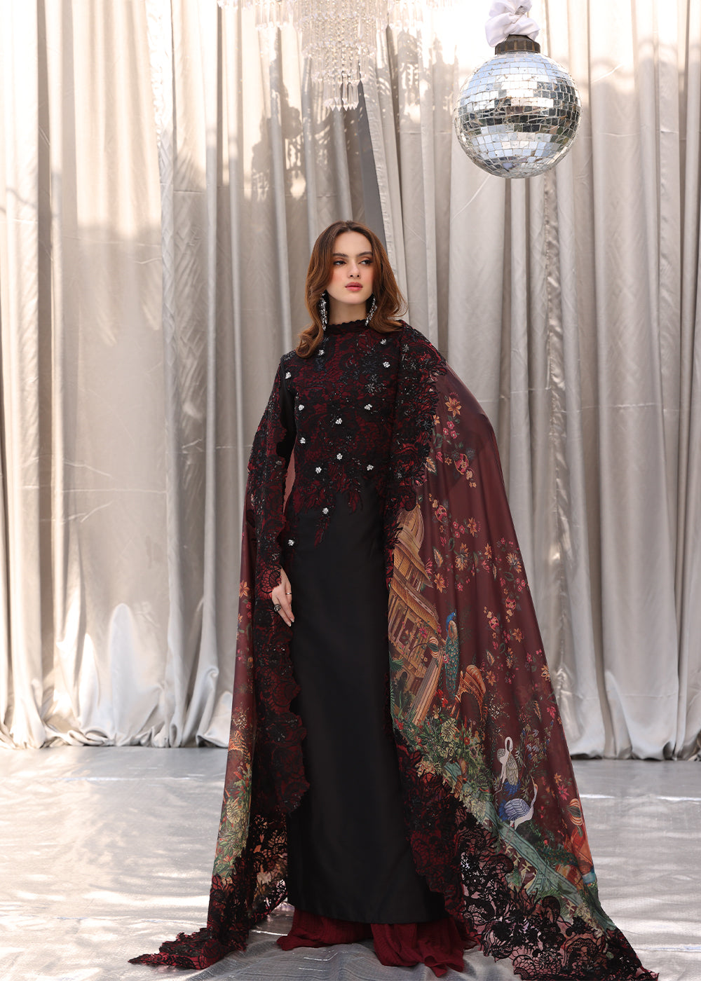 Musferah Saad | Moonlit Glam | Crimson Noir, image 5