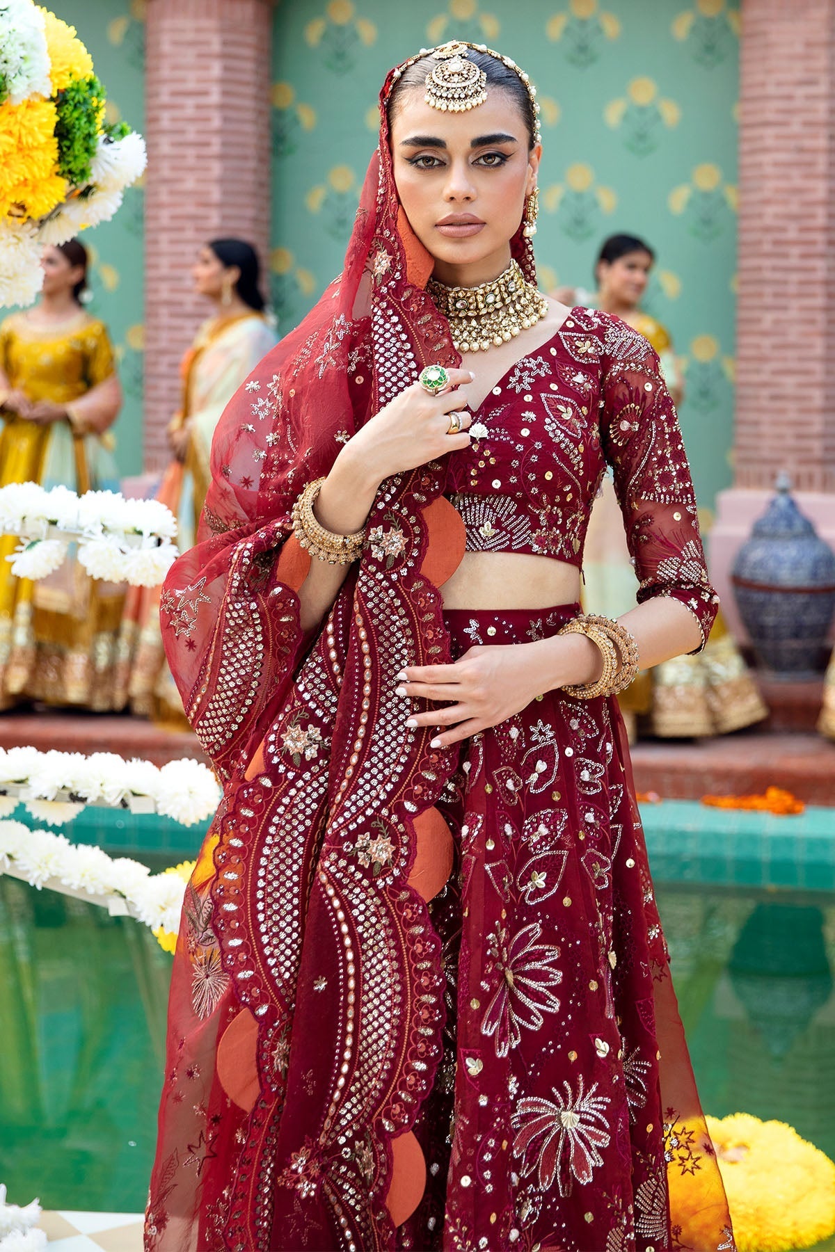 Nureh | Jhoomro Wedding Formals | NL-53 - MAHRO -  Nureh Bridal - Original Designer Dress - House of Maryam