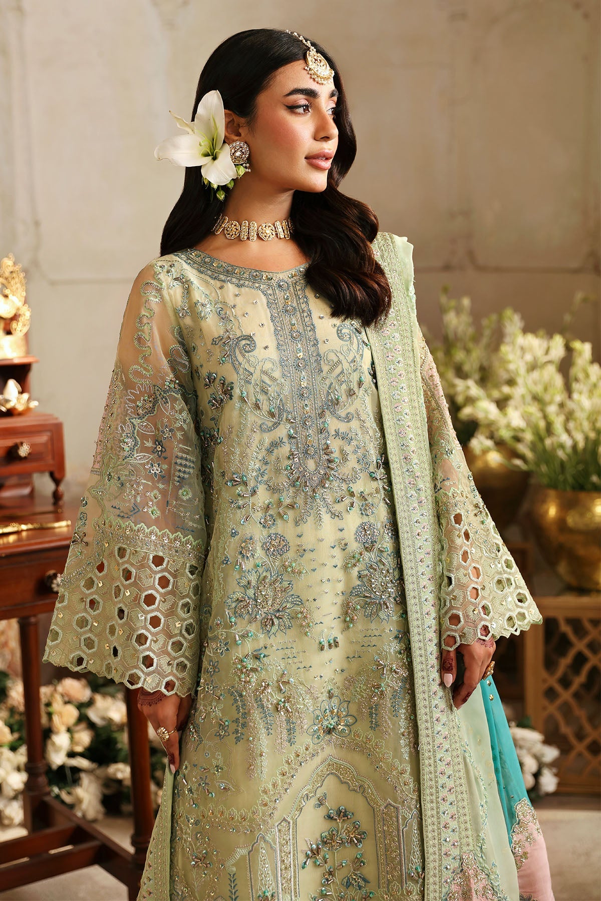 Nureh | Jhoomro 25' | NL-67 MAHI-ROO -  Nureh jhoomro 25 - Original Designer Dress - House of Maryam