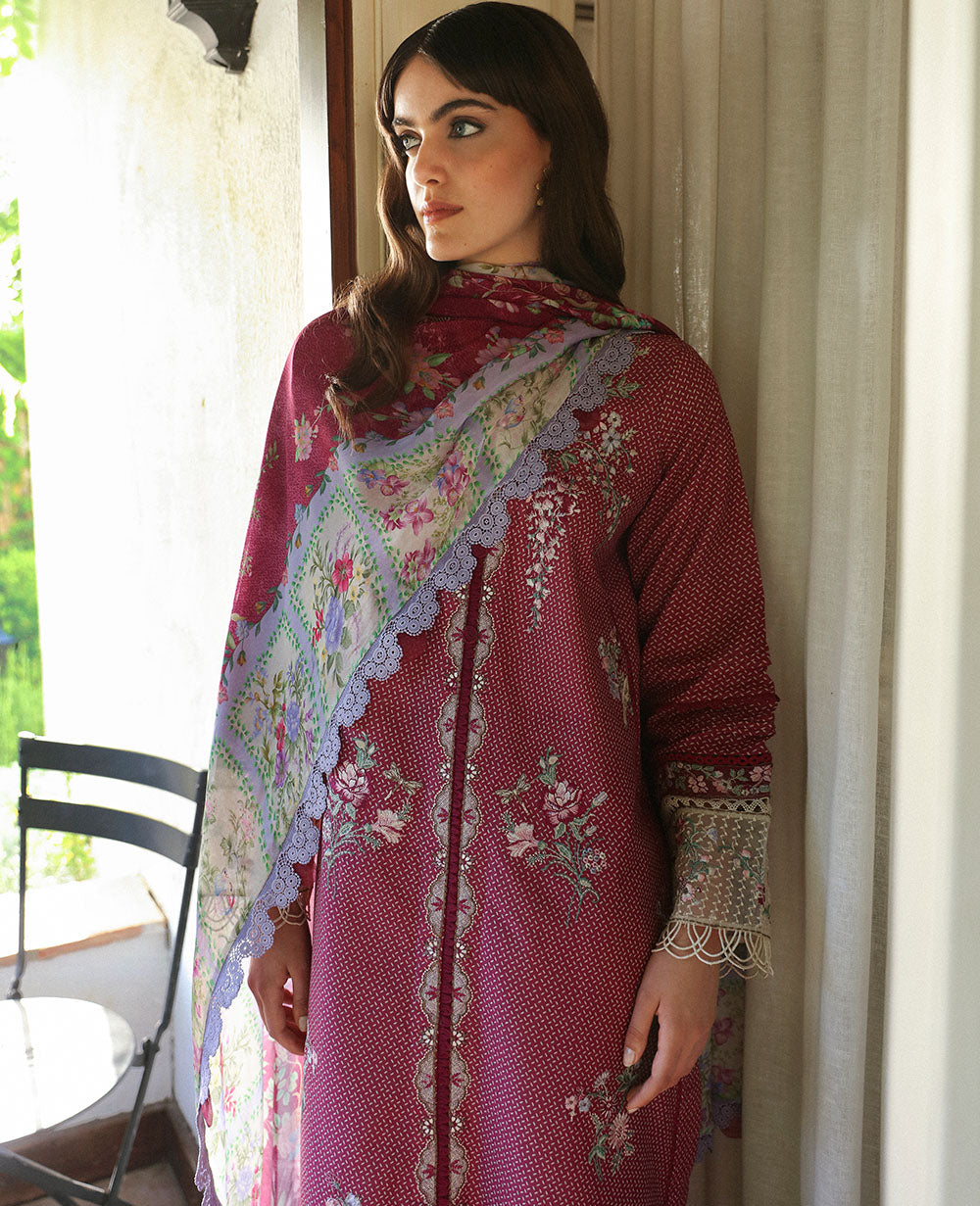 Republic Womenswear | Aylin Summer Lawn 24 | Fleur (D2-A) -  Republic Womenswear Luxury - Original Designer Dress - House of Maryam