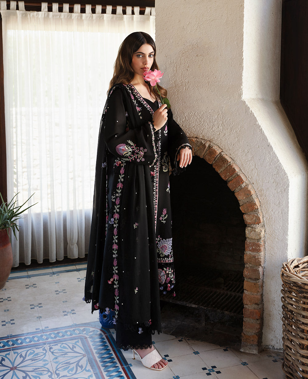 Republic Womenswear | Aylin Summer Lawn 24 | Muguet (D1-A) -  Republic Womenswear Luxury - Original Designer Dress - House of Maryam