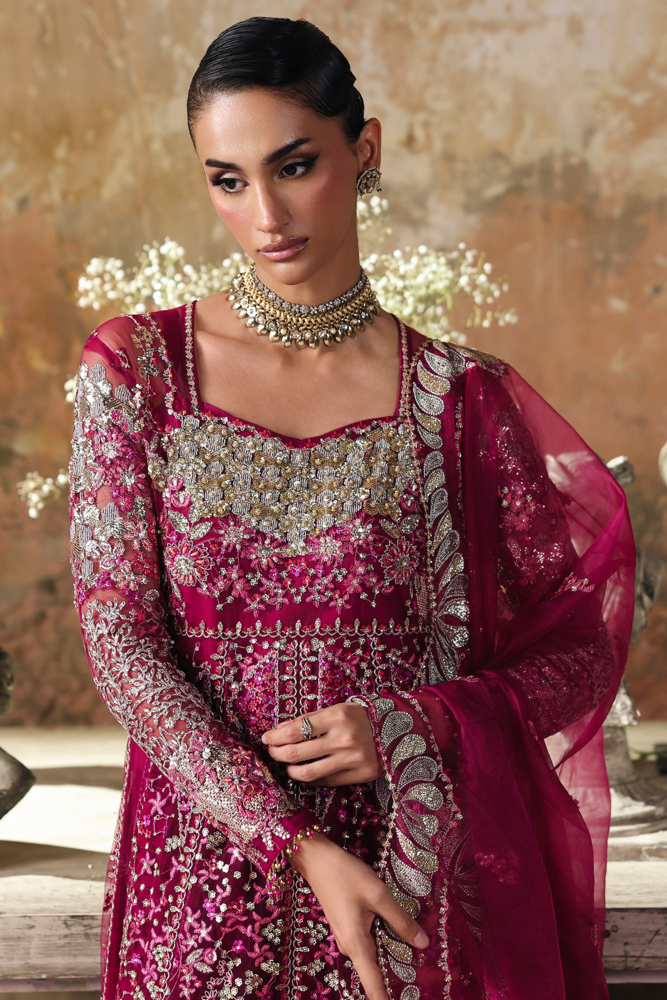 Rajbari | Sage Luxury Formals | Rosette -  Rajbari Ladies Clothes - Original Designer Dress - House of Maryam
