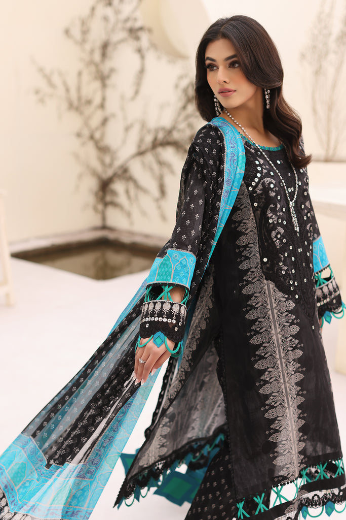 Charizma | Naranji Embroidered Lawn 24 | CN4-002 -  Charizma Luxury - Original Designer Dress - House of Maryam