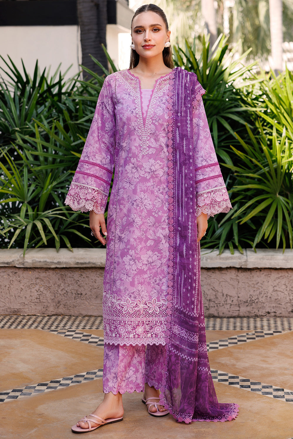 Farasha | Printed Essentials | Lavender Rush -  Farasha Ladies Clothes - Original Designer Dress - House of Maryam