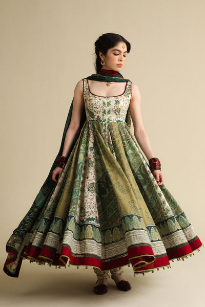 Zara Shahjahan | Anarkali 25 | Saawan-D2 -  Zara Shahjahan Ladies Clothes - Original Designer Dress - House of Maryam
