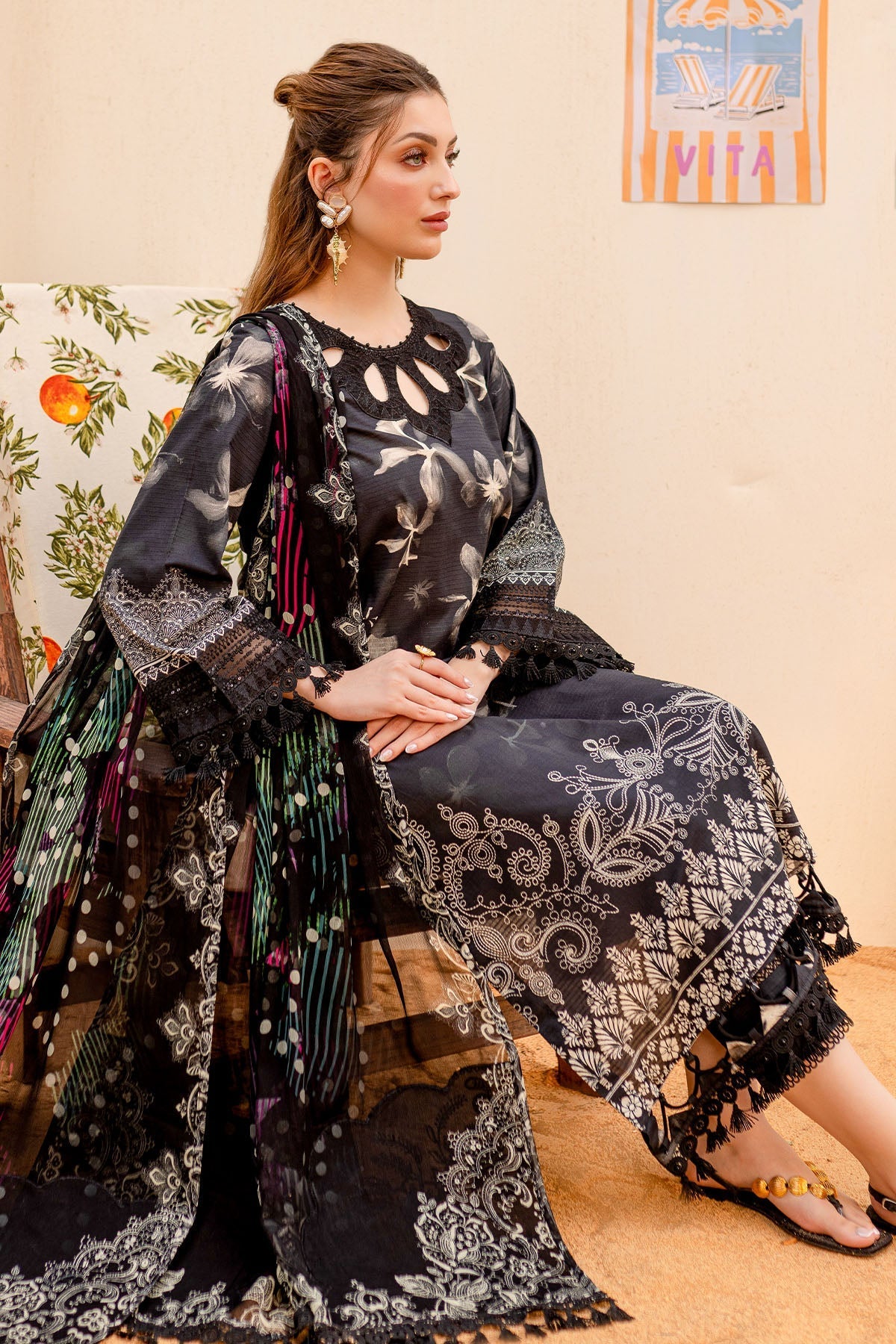 Nureh | Gardenia Lawn 25 |NSG-185 -  Nureh Ladies Clothes - Original Designer Dress - House of Maryam
