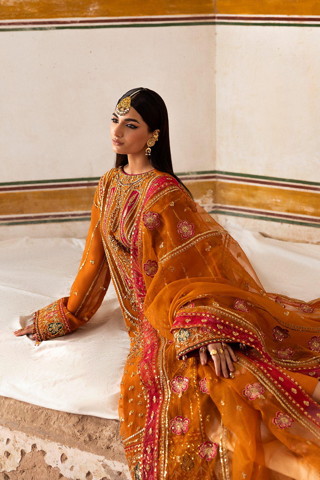 Emaan Adeel I The Empress Wedding Formals I SOLMIRA -  Emaan AdeelEMPLOYEES Ladies Clothes - Original Designer Dress - House of Maryam