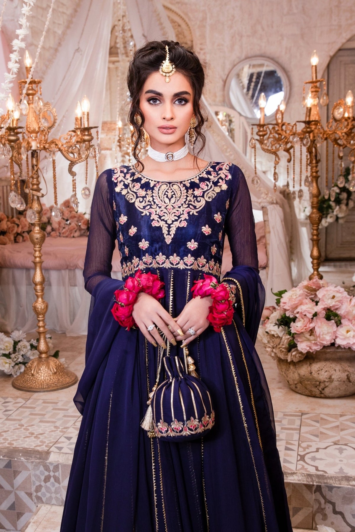 Hania & Umaimaz | Festive Collection | Mah-E-Mir -  Hania & Umaima  - Original Designer Dress - House of Maryam
