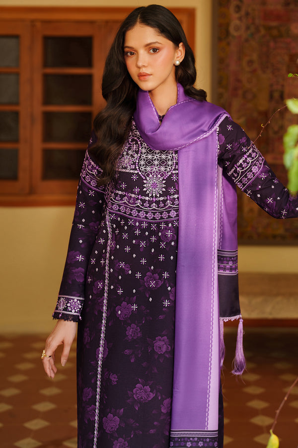 Farasha | Meline Premium Viscose 25 | Plum Powder-4