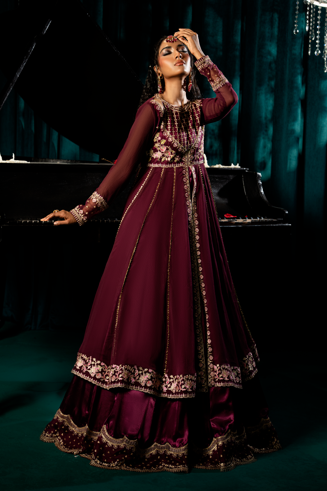 Hania & Umaimaz | Festive Collection | Zimal -  Hania & Umaima  - Original Designer Dress - House of Maryam