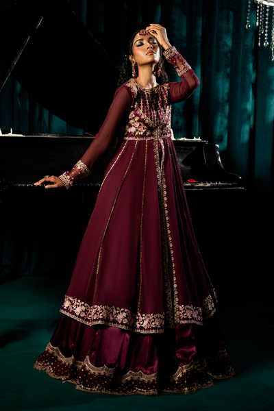 Hania & Umaimaz | Festive Collection | Zimal -  Hania & Umaima  - Original Designer Dress - House of Maryam